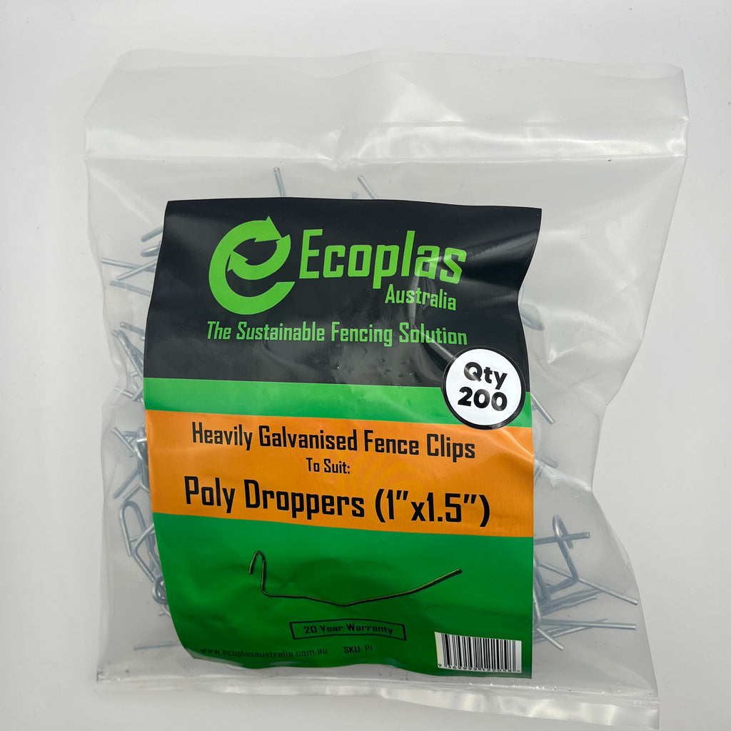 Wire Clips - Poly Dropper (200pcs) - P1